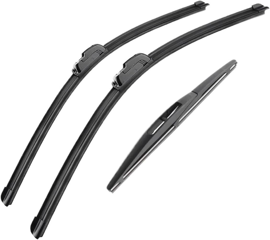 Blades Wiper 26"+14"+10" For SUZUKI For SX4 For S-Cross 2006-2018 2019 2020 Front Rear Wiper Blades Brushes Cutter Accessories J Hook Replacement Blades