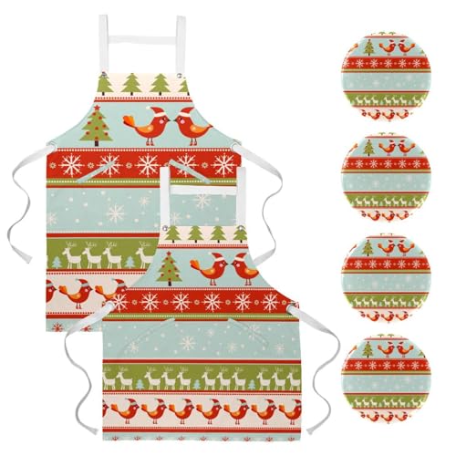 Tablier de cuisine pour le nettoyage de la maison avec 4 broches