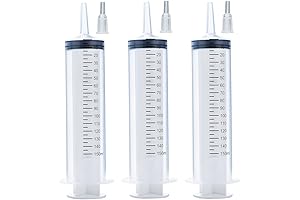 3 Pcs Dosage Syringes for Precise Liquid Dispensing