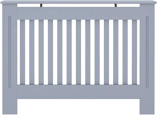 Miniatura 214 de 2 piezas de MDF para el hogar, calentador de sala de estar, soporte lateral para calefacción, cubierta de radiador, estante de gabinete de