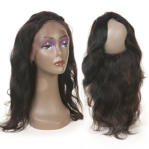360 Lace Frontal Wig Brazilian Straight Hair Weave natural hairline full lace (12 inch 360 body wave)