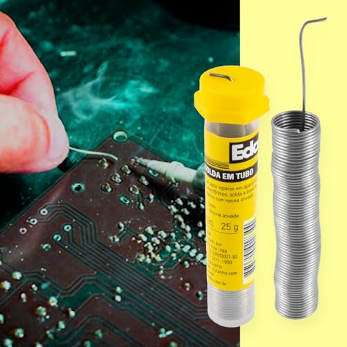 Ferro De Estanho Solda em Tubo Com Resina Ativa 25g