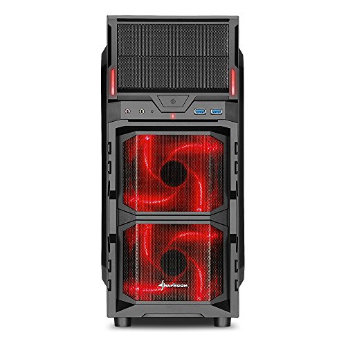 Build My PC, PC Builder, Sharkoon VG5-W Red