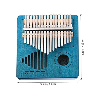 BIENKA Pouce Piano Kalimba 17 Touches Doigt Piano Instrument de Musique avec Instruction D'étude Tune Marteau Cadeau for… – Image 6