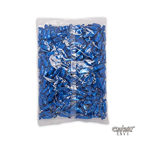 Candy Envy Navy Blue Individually Wrapped Caramels - 2 Pound Bag - Approximately 190 Pieces #TOP4