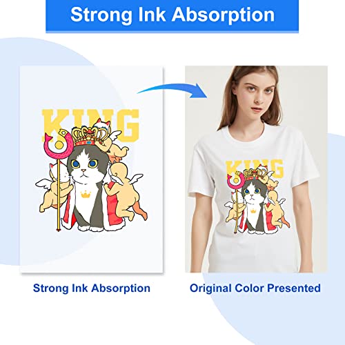 Plk Dtf Transfer Film, A3(11.7" X 16.5") 30 Sheets Double-Sided Matte Clear Pretreat Sheets Film, Dtf Pet Transfer Paper Direct To Film For T-Shirts #TOP1