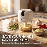 KTS Electric Mini Garlic Chopper 250ml — view 2