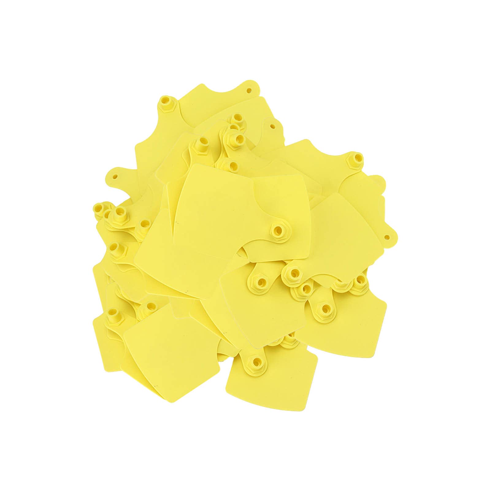 Set di 100 etichette per orecchie di bestiame in plastica per animali per marcare bestiame, mucche, accessori per animali da fattoria