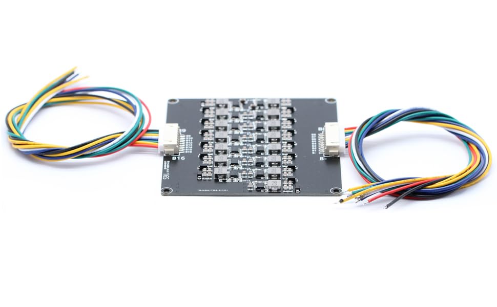 16S 48V 60V 1.2A Li-ion Lipo Lifepo4 LFP Battery Active Equalizer BMS Balancer Inductive Balance Lithium Battery Energy Transfer Board (16S)