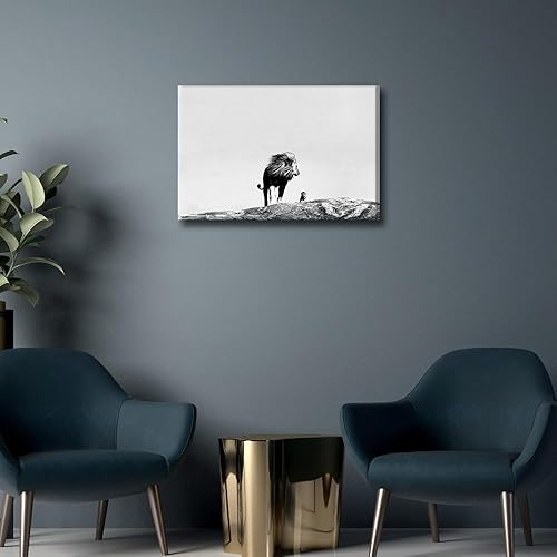 Vista 473 de 1 lienzo decorativo para pared, ferrocarril a través del bosque de pinos con niebla, decoración moderna para el hogar, sala de estar, arte de pared