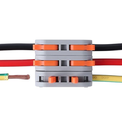 Miniatura 3 de 90 piezas de conectores compactos de conductor XHF, conectores de palanca, tuercas, conectores eléctricos, terminales de cable para cualquier