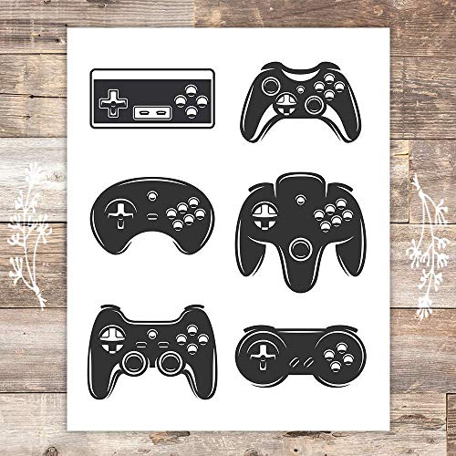 Video Game Wall Art Print - Unframed - 8x10