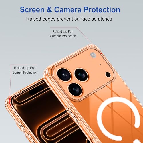 Image of amazon basics Back Case Cover for iPhone 17 Pro Max | Compatible for iPhone 17 Pro Max Back Cover | Scratch-Resistant Back Cover | Clear