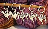 Set of 5 Alpaca Llama Stitch Markers for Knitting Stitchmarker Stitch Marker