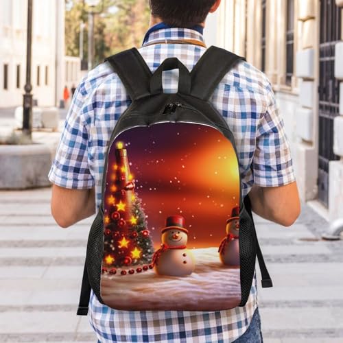 Mochila impermeable para senderismo con diseño navideño miniatura 7