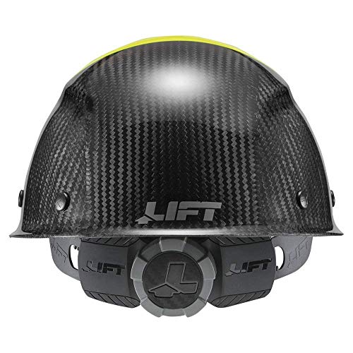 LIFT Safety DAX Fifty 50 Carbon Fiber Cap Style Hardhat ANSI Compliant 6 Point