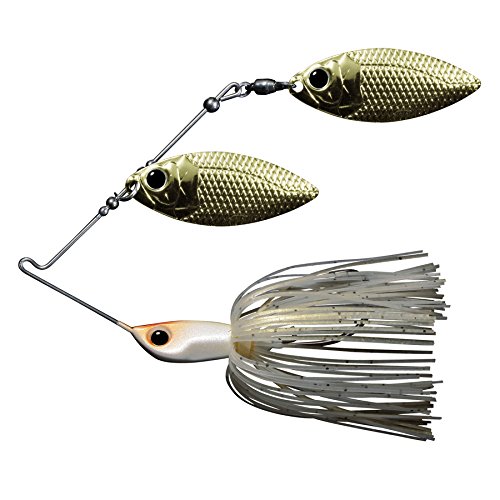 Deps B Custom Spinnerbait Double Willow 3/8oz #03 Blue Smoke Bass Lure