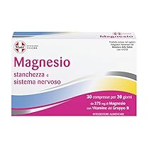 Matt, Magnesio, Integratore Alimentare Utile per la Stanchezza e il Normale Funzionamento del Sistema Nervoso, Contribuisce alla Normale Funzione Muscolare, Confezione da 30 Compresse