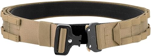 Miniatura 2 de KRYDEX Cinturón MOLLE Rigger de Liberación Rápida 1.75 Pulgadas Cinturón Táctico Resistente Interior y Exterior