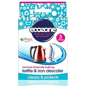 Ecozone Kettle & Iron Descaler | Easy Use Sachets | Powerful Limescale Removal