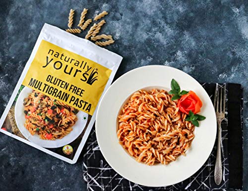 Image of Naturally Yours Gluten Free Multigrain Pasta | Corn, Amaranth, Bengal Gram, Jowar & Rice | No Maida, Preservative Free, Vegan, No Onion No Garlic, Jain Friendly | High Fiber & Protein | 200g Pack