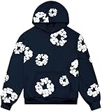 Sudiup Y2K Hoodie Men's Hoodie Women's Casual Retro Large Harajuku Jacket (Black,Large)