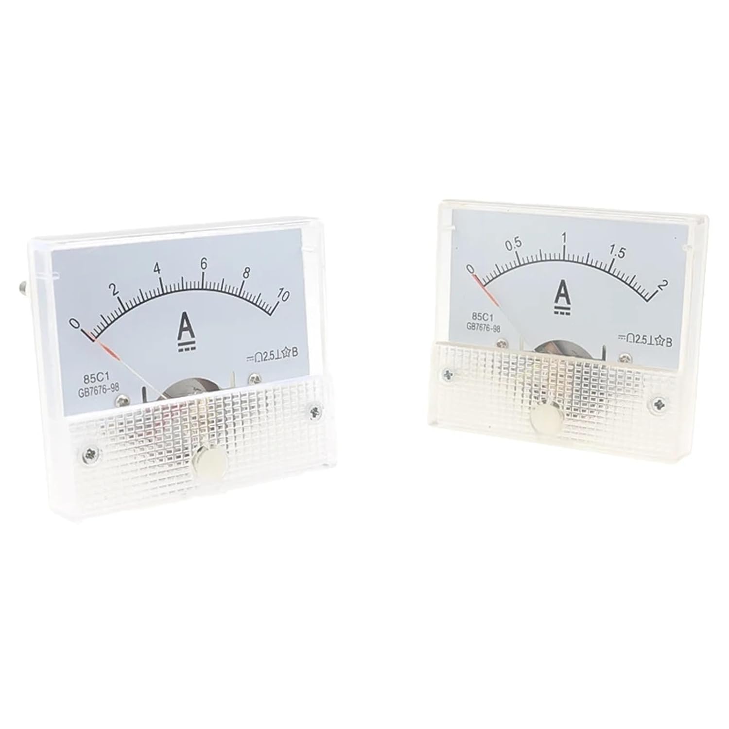 85C1 DC Analog Panel Voltmeter Ammeter 1A 5A 10A 20A 30A 50A 75A 100A 150A - 500A 1Pcs(250A)