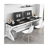  ZUMAHA Nuovo Doppio Tavolo per PC Scrivania per Ufficio Scrivania per Computer Tavolo da Gioco Semplice Tavolo da Studio Desktop Tavolo da Gioco Studio Camera da Letto Tavolo per Computer