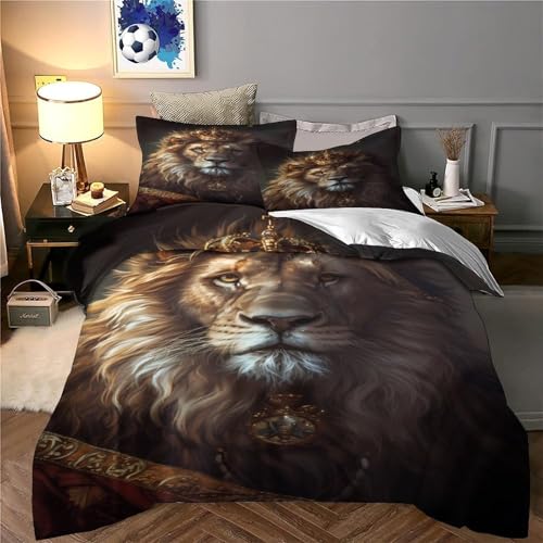 Housse de couette Le Roi Lion 140x200 microlibre lit simple ado - 6