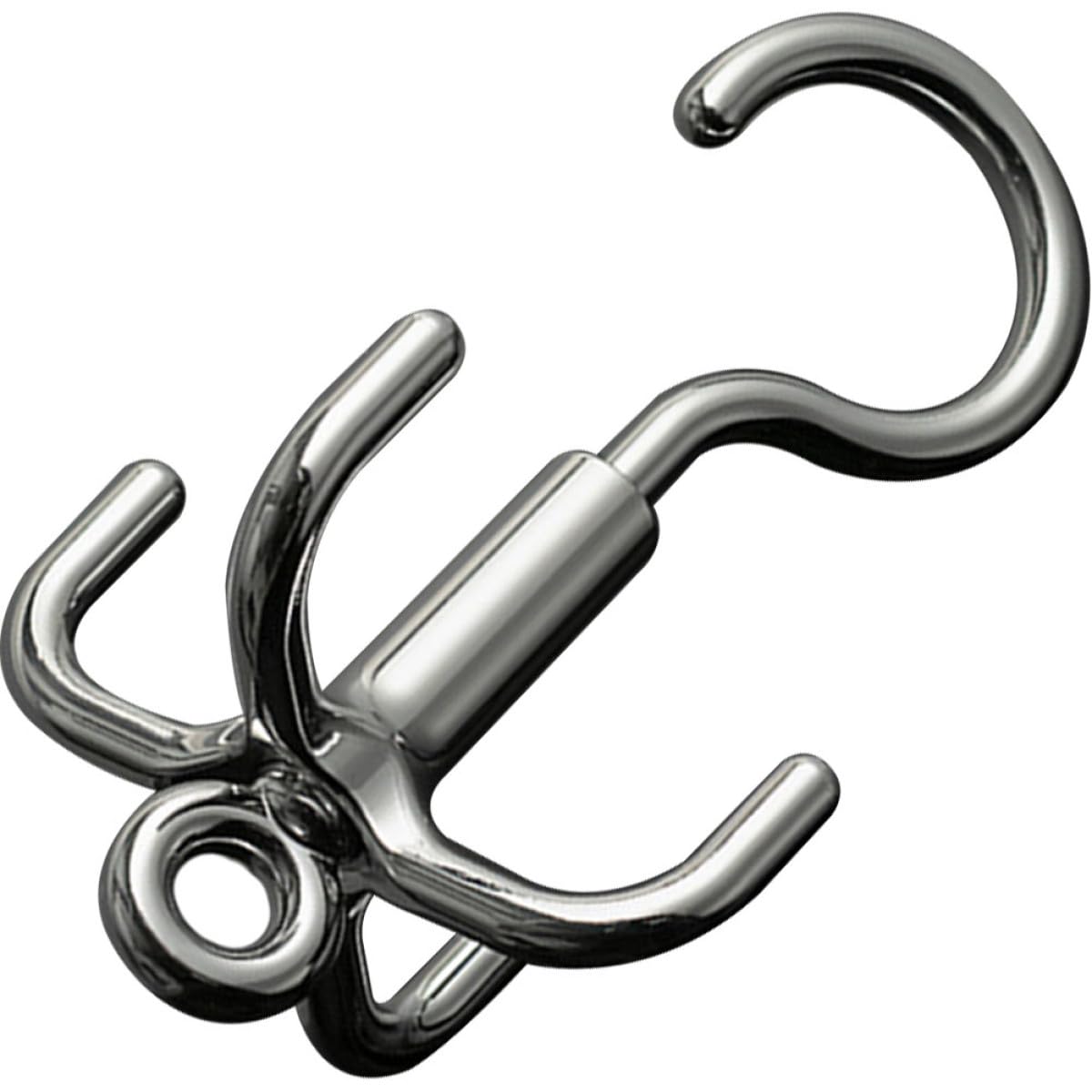 Cintre rotatif à 4 griffes anti-encombrement pour placard et dressing
