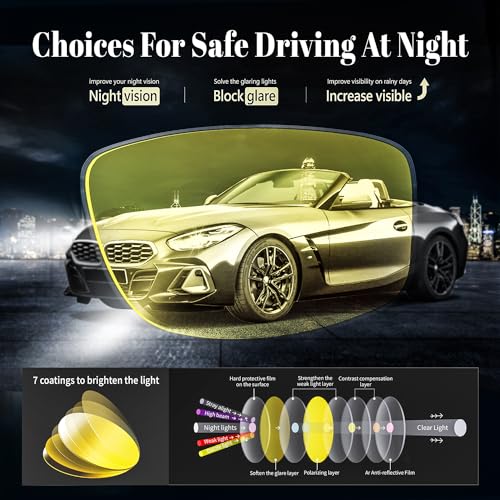 Image of Polarized Sunglasses Fit Over Glasses for Men Women | Wrap Around Sun Glasses for Driving Fishing UV400 Protection