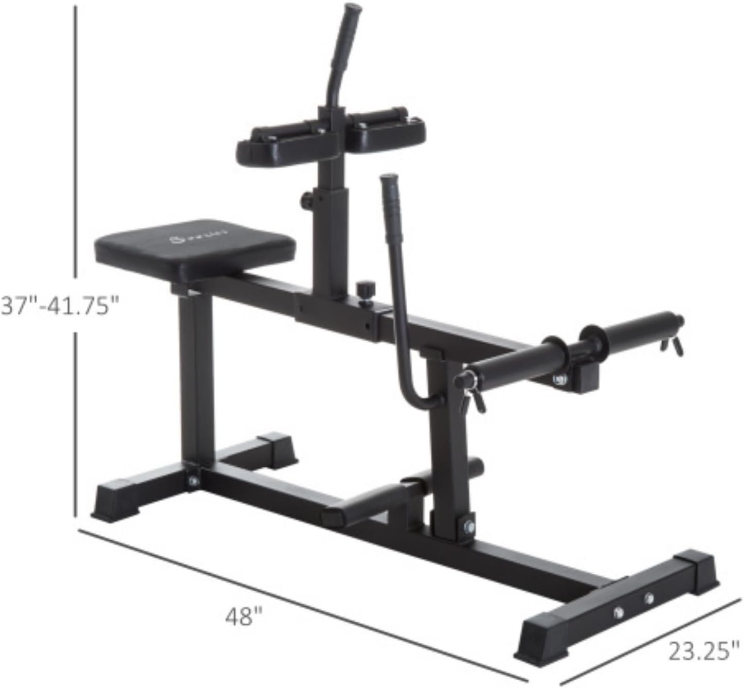 Adjustable Seated Calf Raise Machine, Leg Exercise Machine, Home Gym for Calf, Waist, Arm Training