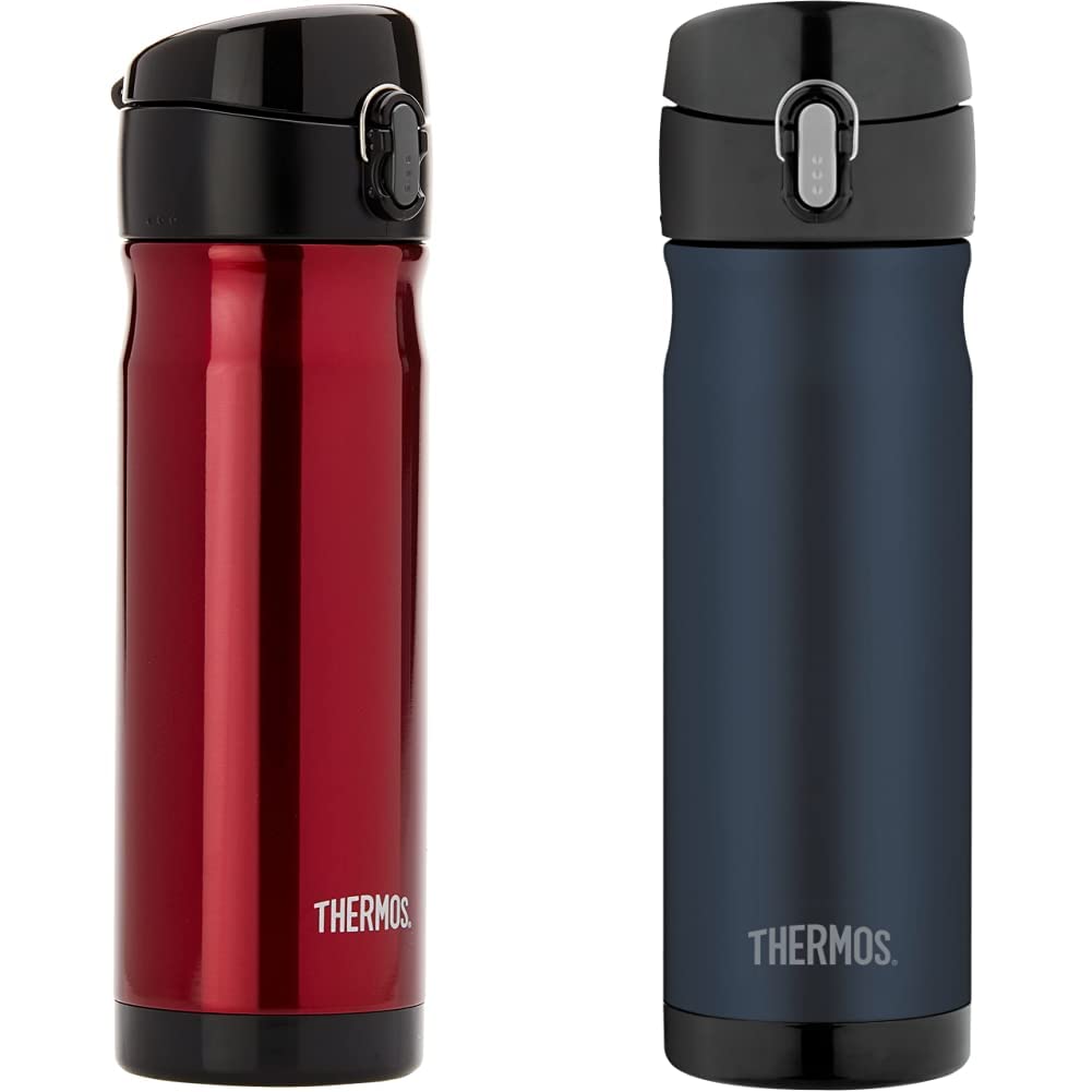 Thermos 470 ml Stainless Steel Vacuum Insulated Commuter Bottle Red