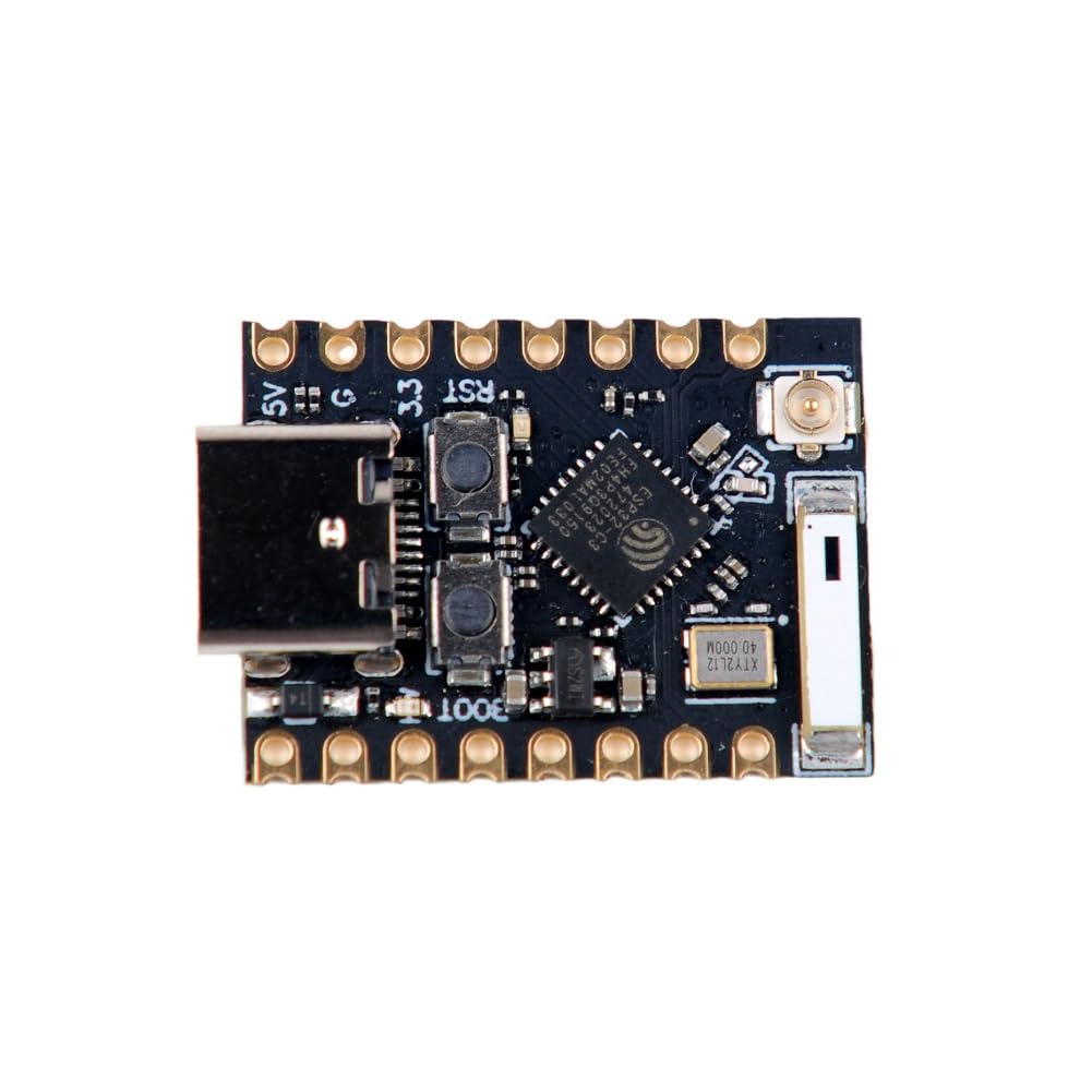 ESP32-C3 Lot de 2 cartes de développement SuperMini WiFi et Bluetooth 5.0 avec antenne 2,4 G pour Arduino, IoT et Smart Home
