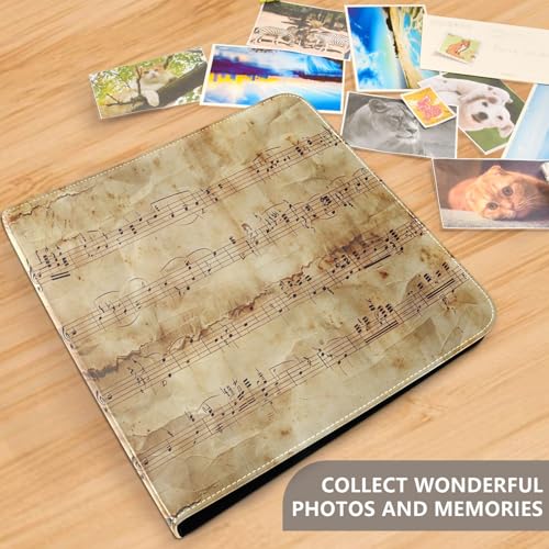 Álbum de Fotos Adhesivo DIY Scrapbook Vintage en Cuero PU, 3 Anillas, 40 Páginas, 8x10 para Recuerdos miniatura 5