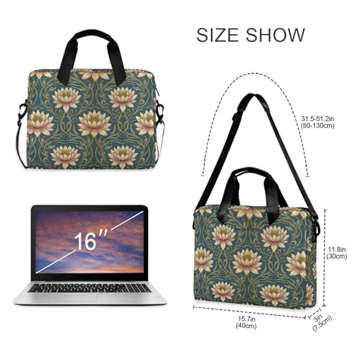 Bolso para laptop portátil 15.6 pulgadas con asa y correa miniatura 5