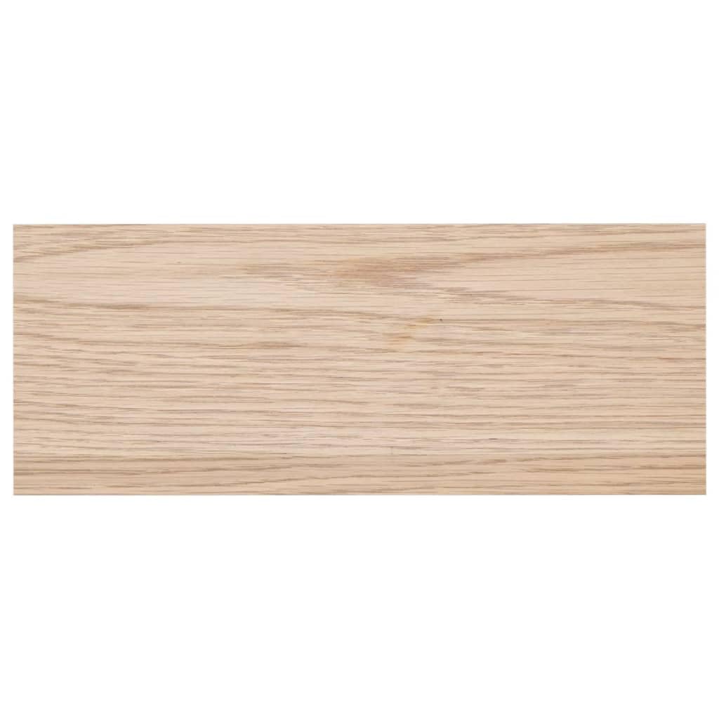 Homgoday Regał wiszący, 2 szt., regał wiszący, półka ścienna, regał ścienny, regał ścienny do salonu, gabinetu, łazienki, biura, 60 x 23,5 x 4 cm, materiał drewnopochodny, 2 szt