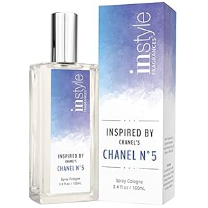 Instyle Fragrances, Inspired by Chanel’s Chanel No. 5, Women’s Eau de Toilette, CLEAN, Vegan, Paraben-Free, Never Tested on Animals, 3.4 Fluid Ounces