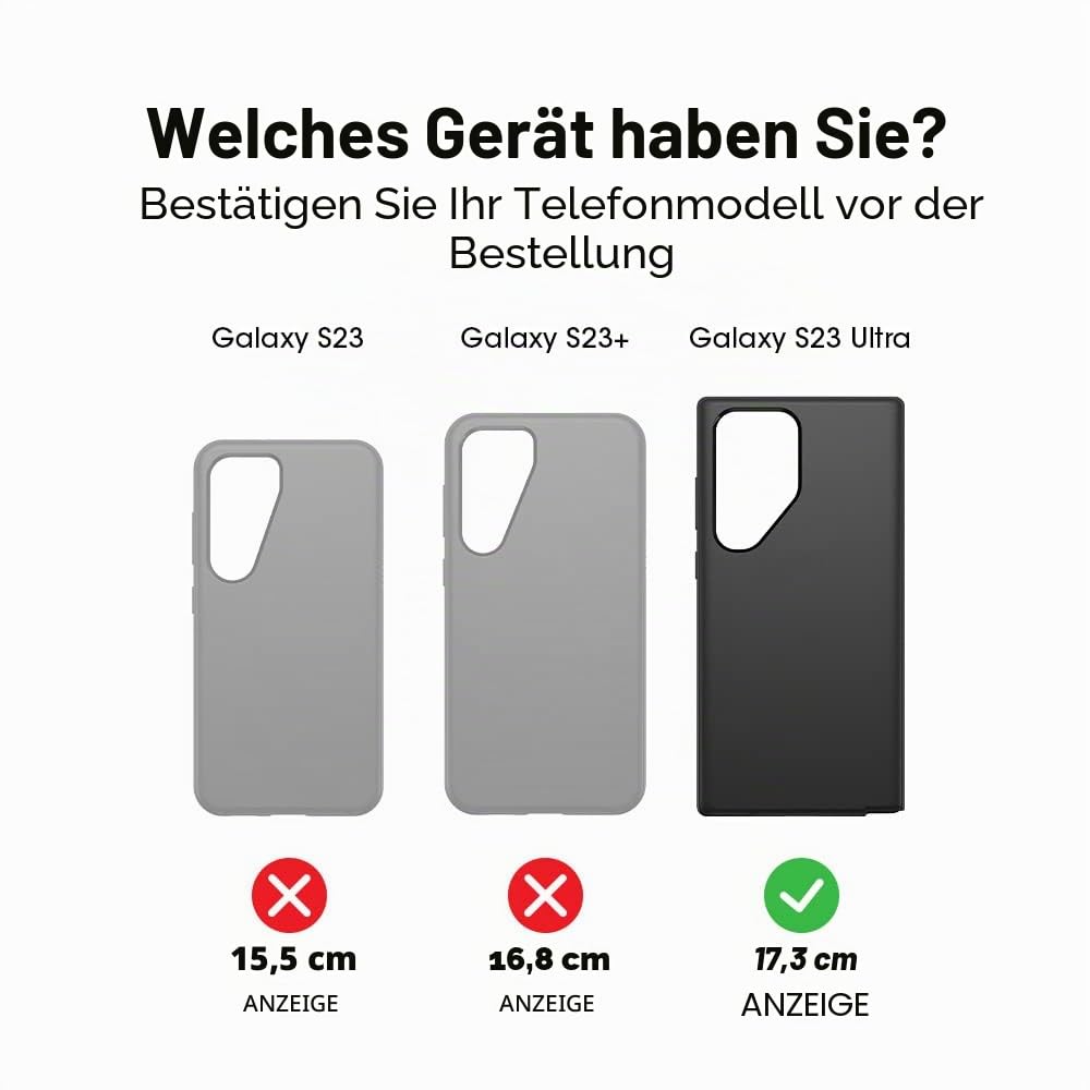 OtterBox Symmetry Clear Hülle für Samsung Galaxy S23 Ultra, sturzsicher, schützende Hülle, 3X getestet nach Militärstandard, antimikrobiell, Transparent, Keine Einzelhandelsverpackung