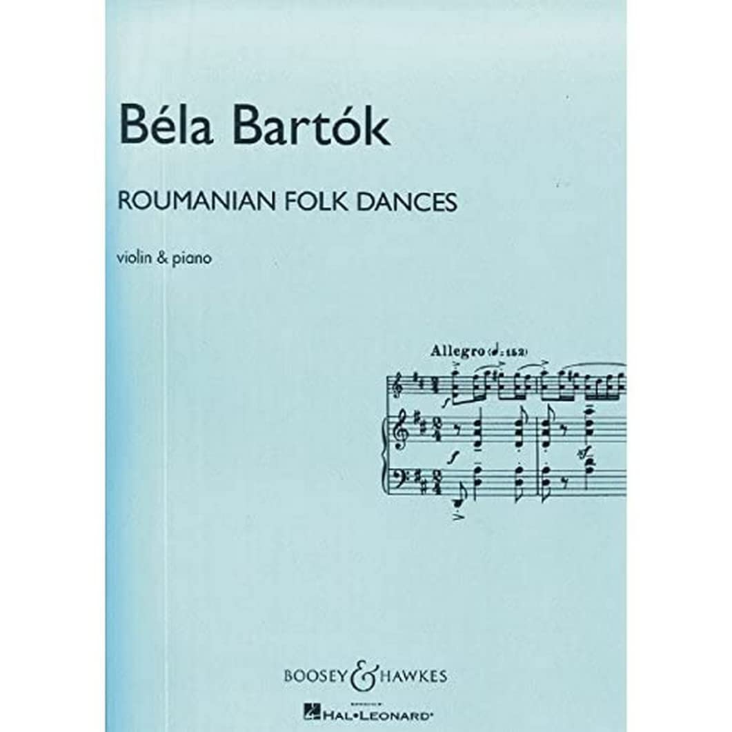 Roumanian Folk Dances: violin and piano.