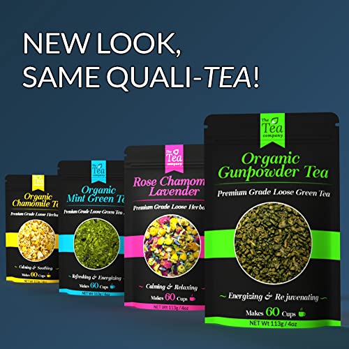 Organic Mint Green Tea Spearmint And Peppermint Leaves With Green Tea Makes 60 Cups Loose Leaf Moroccan Tea Blend By The Tea Company 4Oz #TOP1