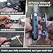 Keyport Pivot 2.0 Key Organizer - EDC Key Holder with Car Key Fob Attachment and Lost & Found Service - Compact, Customizable Modular Design - Keychain Alternative Gift for Men - Aluminum (Black)