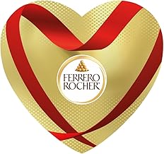 Ferrero Rocher Heart Box, Premium Chocolate Gift, 112.5g Valentine Chocolate Valentine’s Day Romantic Gift