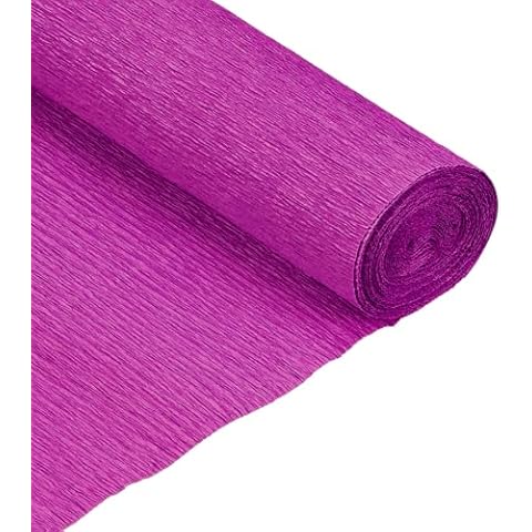 Sourcing Map Rose Red Crepe Paper Roll Cover