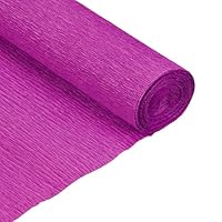 8 Rouleaux Papier Crêpe 8.2 Pieds Long 98" Large Multicolore
