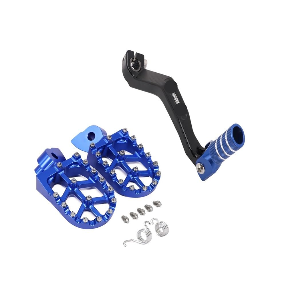 Uuipip Set A Motorcycle Gear Shift Lever Motorcycle Brake Shifter Lever Footpegs Pedals For Yz125 Yz250 Yz125x Yz250x Yz125g Yz250g Yz 125 250 2005-2020
