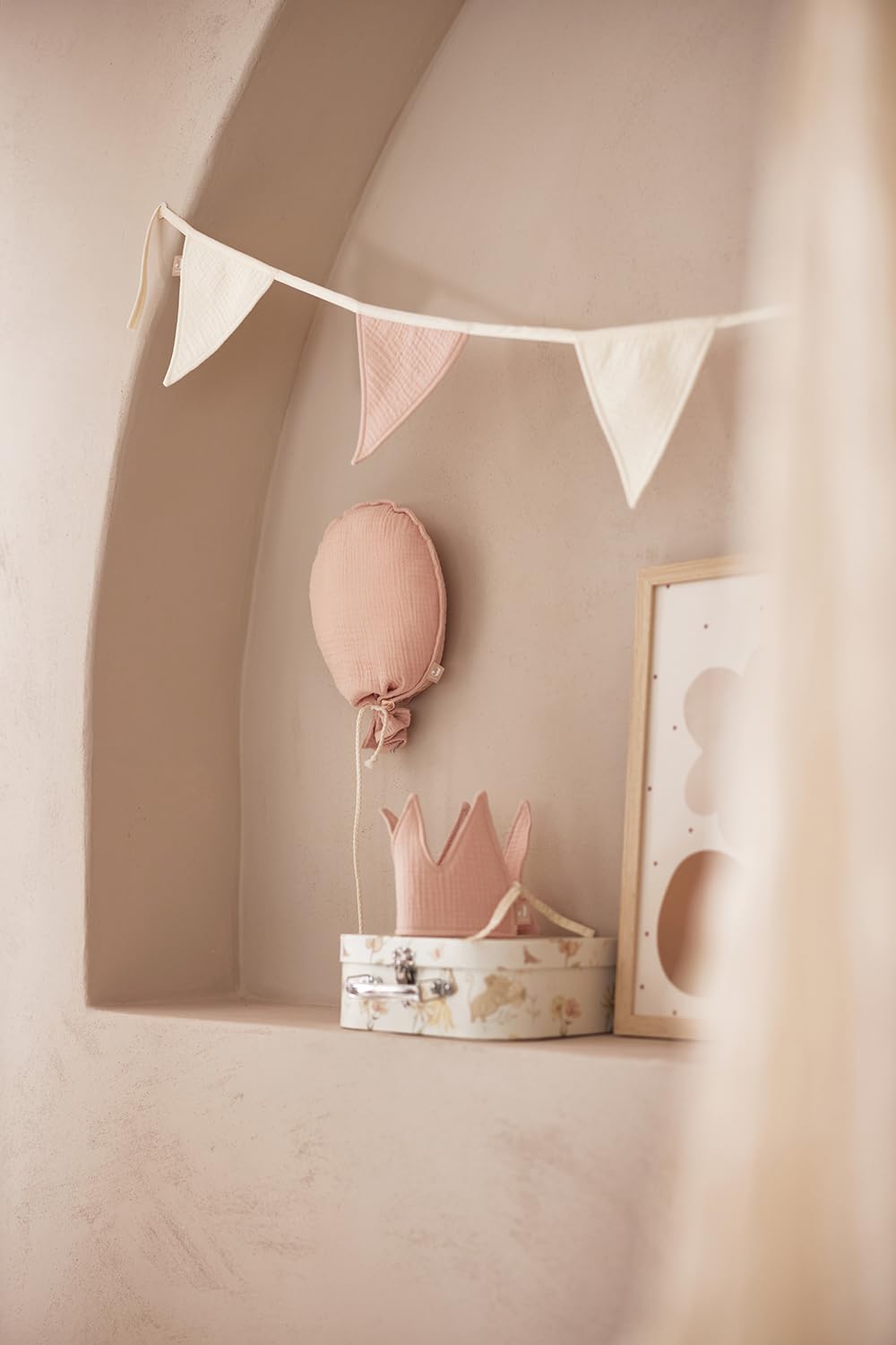 Jollein 719-602-68013 bunting pink/ivory, Multicolor, 200 cm - Image 4