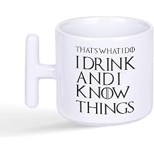 That's What I Do I Drink And I Know Things Game Thrones Bask l  Latte Fincan  T Kulplu Kupa Bardak, QB1L1291