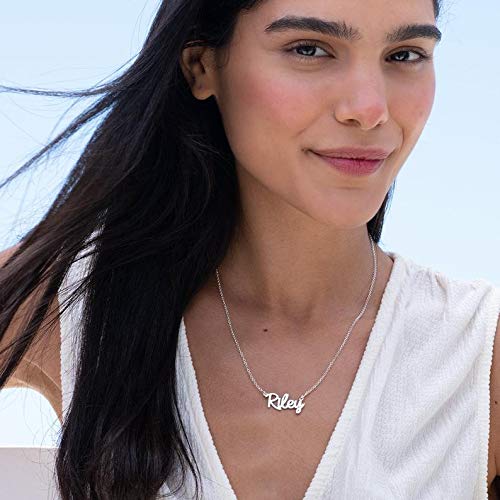 Custom Name Necklace With Heart Personalized 18K Gold Plated Name Necklace With Birthstone Customized Gift For Women #TOP3