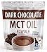 Dark Chocolate MCT Oil Powder - Sugar Free Hot Chocolate Mix - Perfect Low Carb Keto, Ketogenic Cocoa Supplement for Energy & Mood Support - Mix in Coffee, Tea, Drinks, Smoothies, Recipes - 6 oz